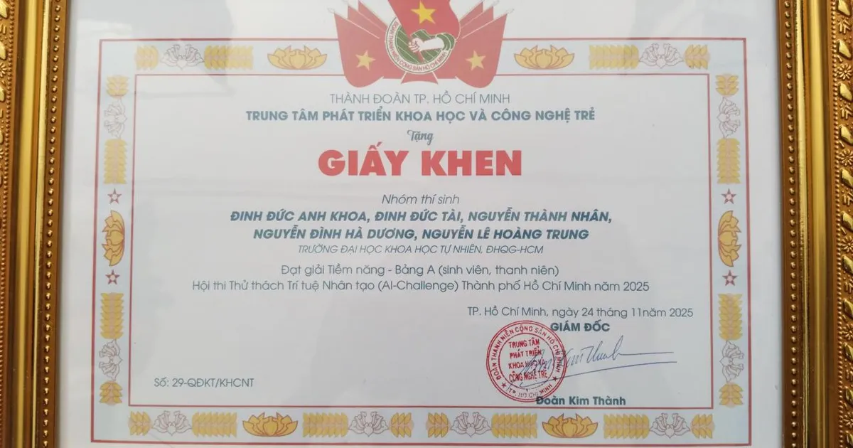 Potential Prize (Group A) - AI Challenge HCMC 2025