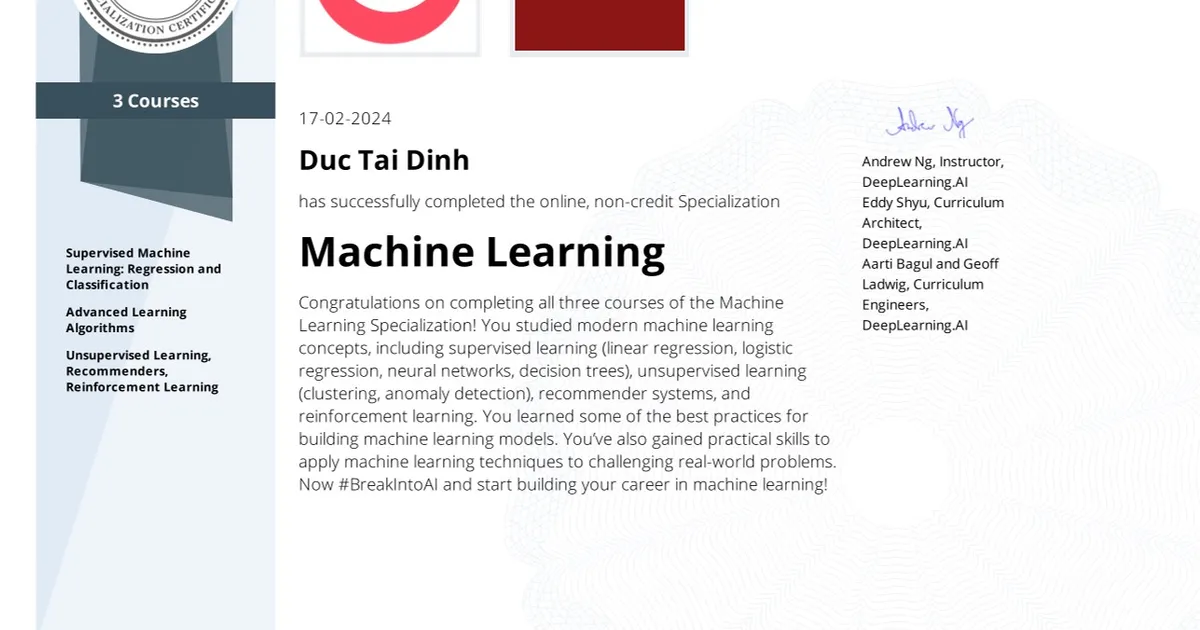 Machine Learning Specialization